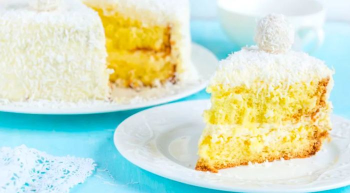 Coconut cake is a staple of Southern cuisine in the United States.