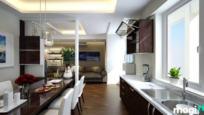 Những lưu ý khi thiết kế căn hộ chung cư 2 phòng ngủ diện tích 50m2?