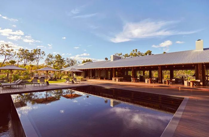 Mount Mulligan Lodge provides a relaxed yet luxurious escape in the heart of the rugged outback.