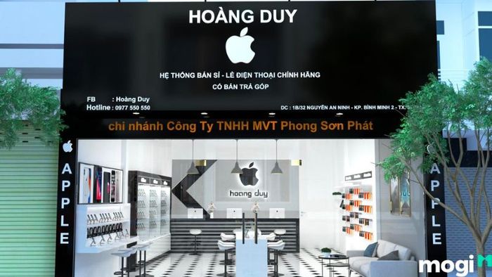 Mẫu Thiết Kế Cửa Hàng Điện Thoại Nhỏ Gọn