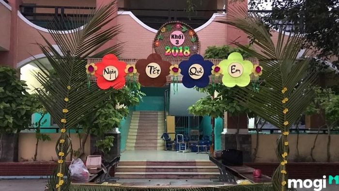 Trang trí gian hàng ẩm thực tại trường học đầy ấn tượng