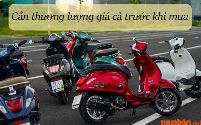 Thỏa thuận giá cả sao cho hợp lý nhất với điều kiện thực tế của xe
