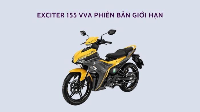 Phiên bản Giới hạn Exciter 155 VVA hứa hẹn mang đến sự khác biệt với những tính năng nổi bật và màu sắc tinh tế.