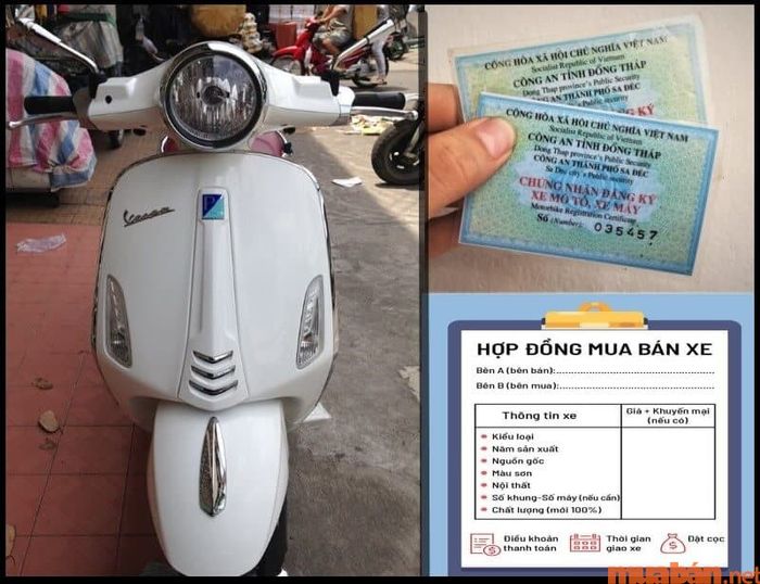 Có nên mua xe Vespa cũ nếu xe không có giấy tờ hợp lệ?