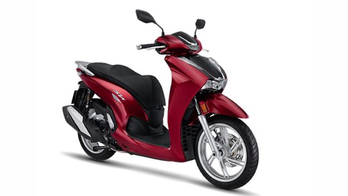 Xe SH350i bản Cao cấp màu đỏ đen