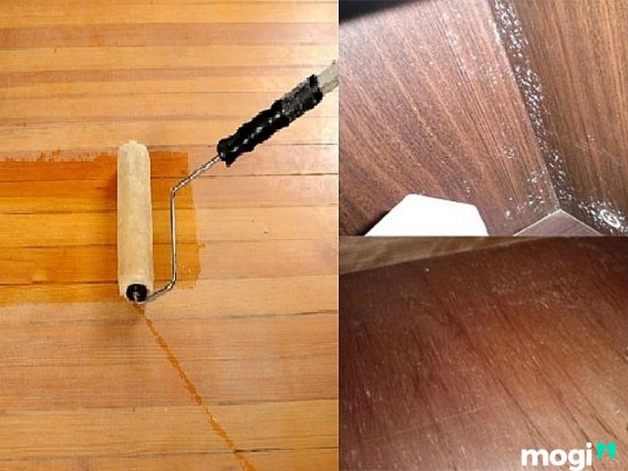 Phủ Sơn Để Xử Lý Gỗ Bị Mốc