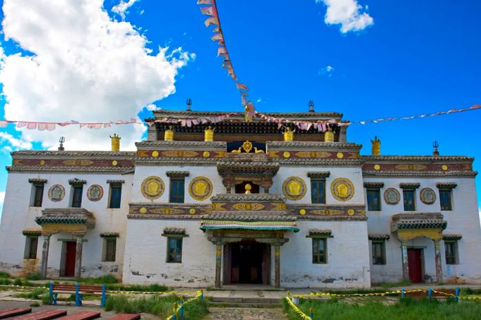 The Erdene Zuu Monastery stands as one of Mongolia's holiest sites.