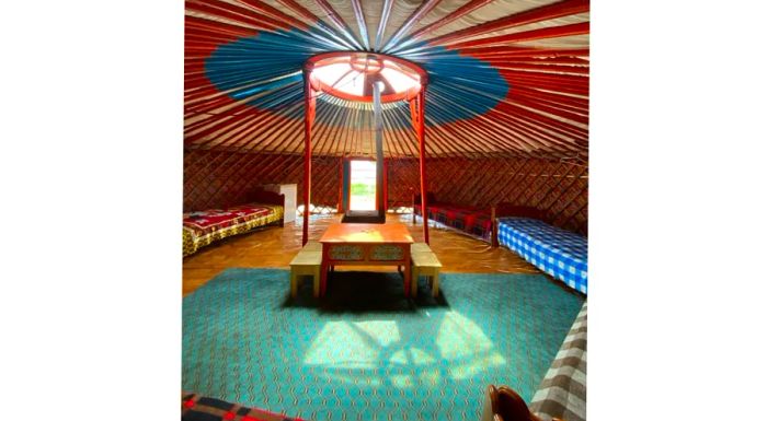 The newly opened Silver Tree Guest House offers a range of accommodations, including traditional yurts for an authentic experience.