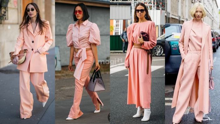 Ứng dụng màu của năm 2024 trong phong cách đường phố (Street Style)