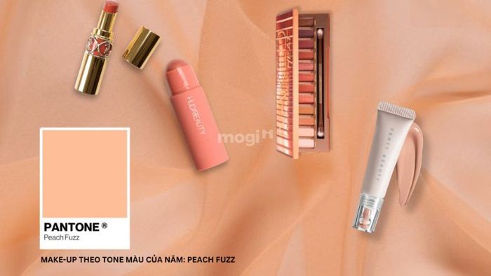Xu hướng trang điểm với màu Peach Fuzz tươi trẻ và hiện đại