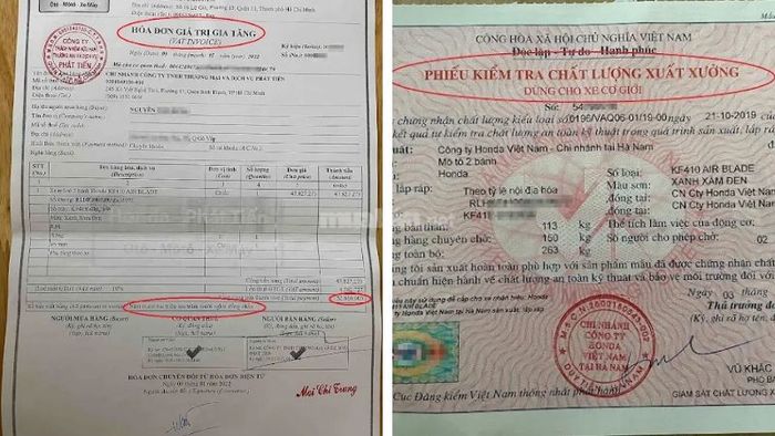 Chuẩn bị các giấy tờ, hồ sơ và hóa đơn cần thiết