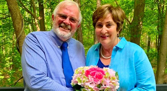 In August 2020, McFarlane and Saquet exchanged vows in her Michigan backyard.