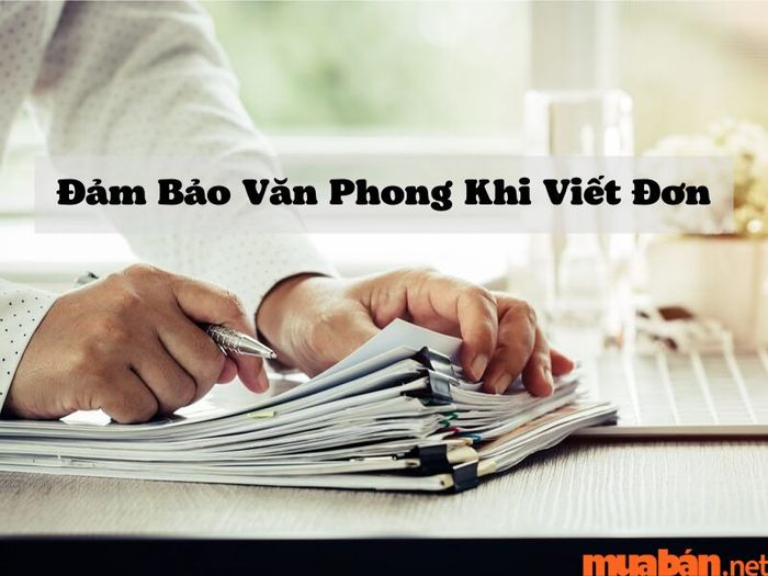 Đảm bảo văn phong khi viết đơn xin từ chức