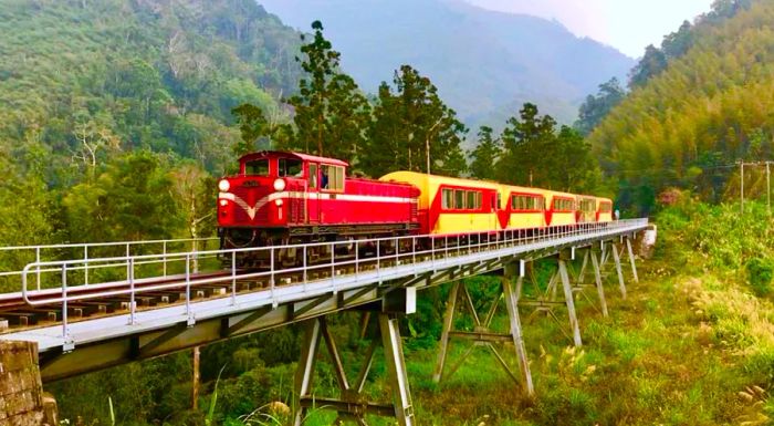 Tickets can be purchased at the main Chiayi Station.