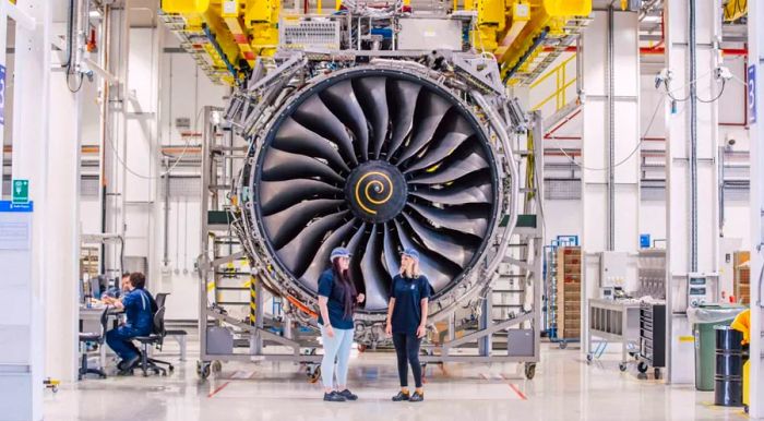 The Trent XWB engine is crafted in Derby, located in the heart of England’s East Midlands.