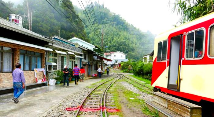 Shizilu Station is one of the historic train stops featured on the new cruise-style tour.