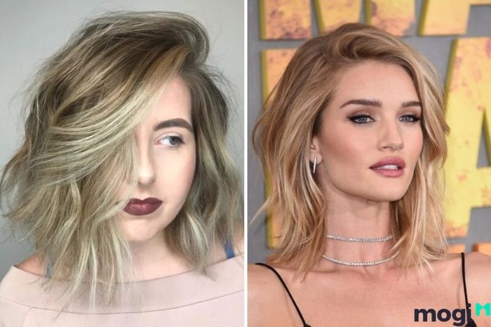 Tóc Xoăn Sóng Lơi Ngang Vai Kiểu Side Part – Phong Cách Cực Đẹp, Cực Xịn