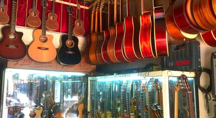 These handcrafted guitars are a favorite among musicians visiting Saigon.