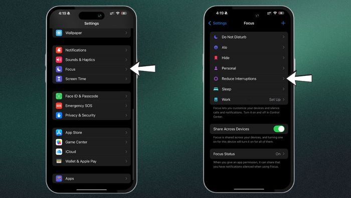 Hướng dẫn sử dụng tính năng Giảm gián đoạn trên iPhone hiệu quả tiếp theo