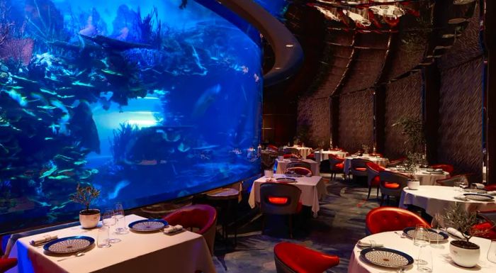 Capri's L'Olivo is currently hosting an extended pop-up at the Al Mahara restaurant in the Burj Al Arab.