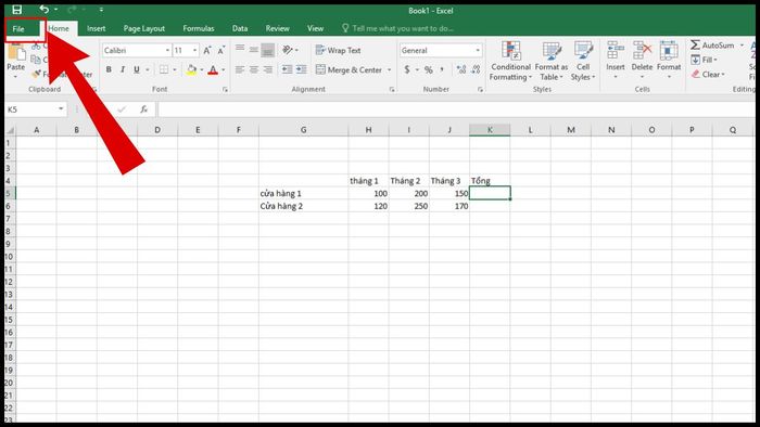 Khôi phục chế độ tính toán để sửa lỗi Excel không tính công thức - Bước 1