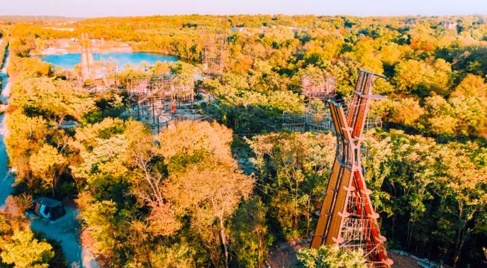 The Forge: Lemont Quarries is an outdoor-focused park that is embracing the full beauty of autumn.