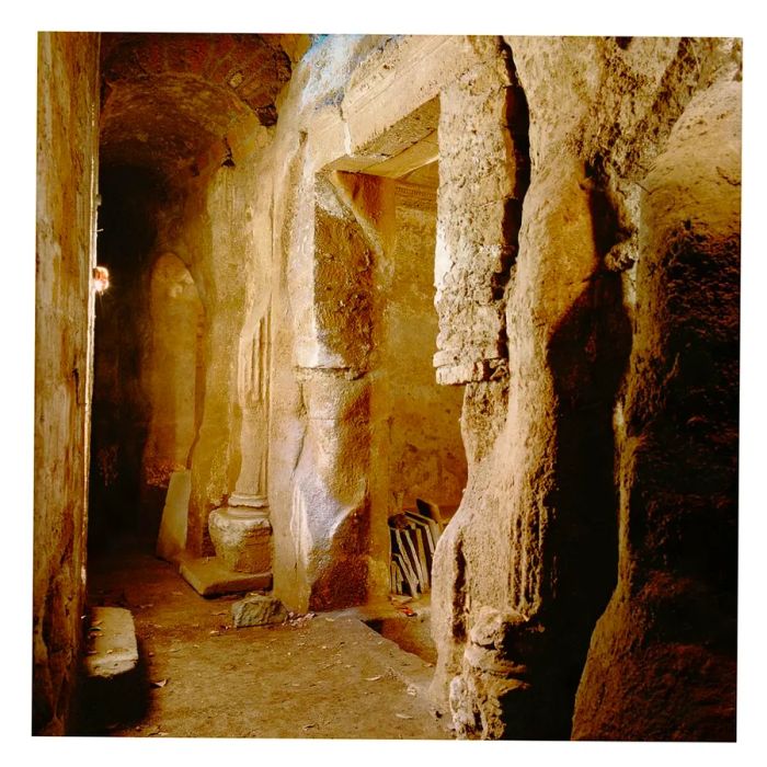 The location is home to four tombs, along with the ancient path that once led through the necropolis.