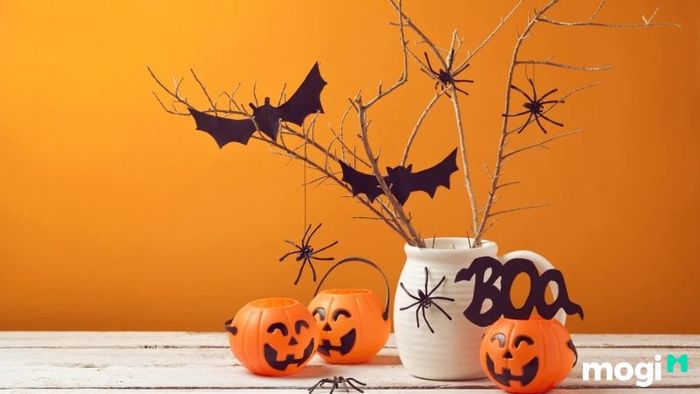 cách trang trí halloween cho quán cafe