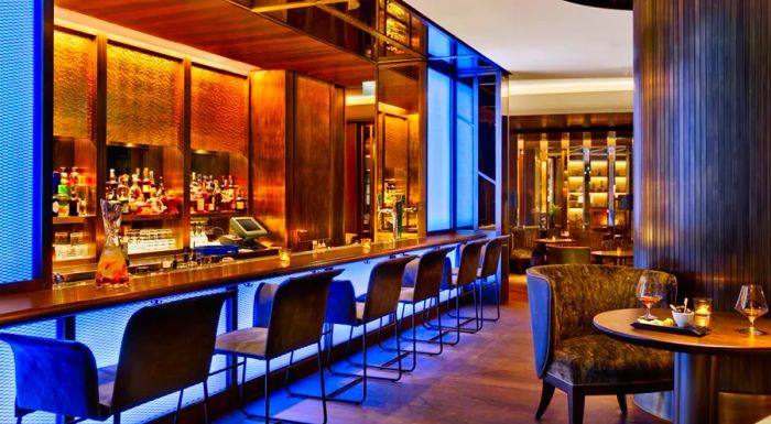 Blue Fox The Bar is located within the luxurious Kempinski Hotel in the heart of Budapest.