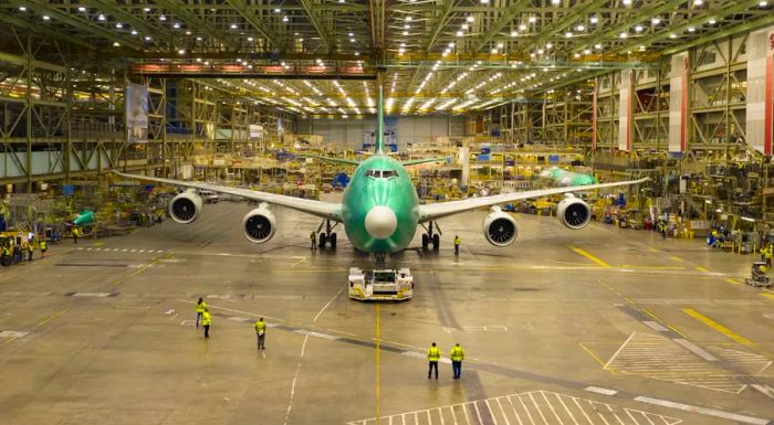 The final 747 left the Boeing factory in December