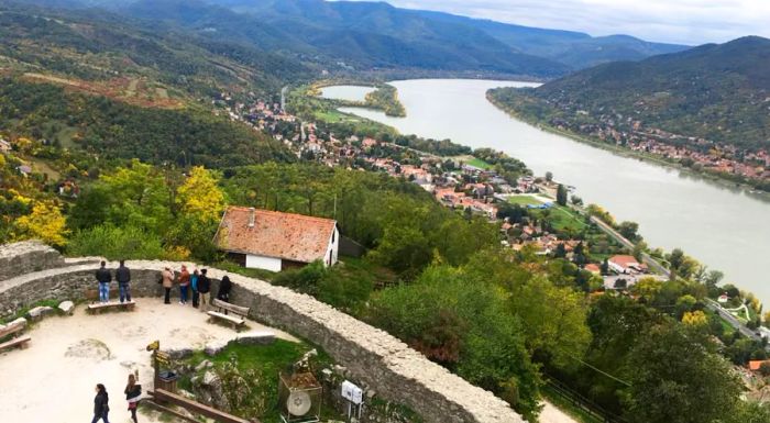 Visegrád's magnificent 13th-century citadel provides breathtaking panoramic views of the Danube Bend.