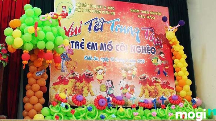 Trang trí Trung thu đẹp mắt cho sân khấu cần sự tỉ mỉ và sáng tạo