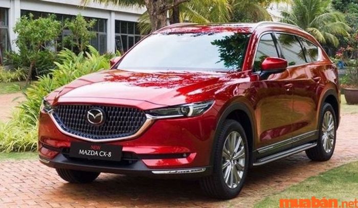 Mazda CX-8 mang vẻ đẹp sang trọng và đẳng cấp