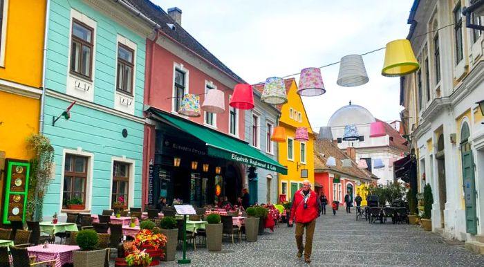 The picturesque Hungarian town of Szentendre is just a short distance from Budapest.