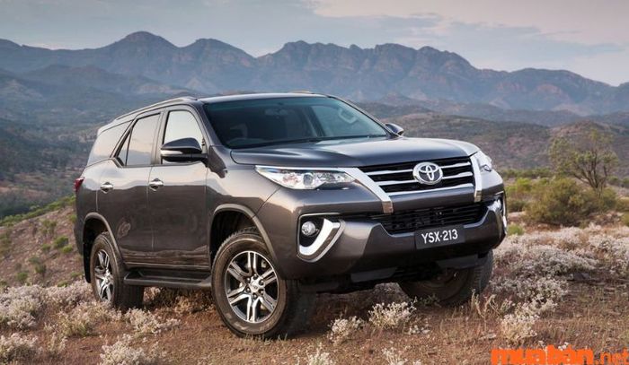 Các mẫu xe 7 chỗ Toyota Fortuner đến từ đất nước Nhật Bản.