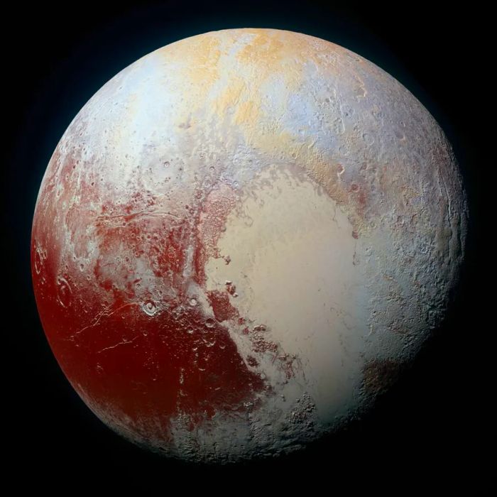 NASA's New Horizons spacecraft captured this striking, high-resolution color image of Pluto on July 14, 2015. The redefinition of what constitutes a planet by the International Astronomical Union in 2006, leading to Pluto's reclassification, sparked a global uproar.