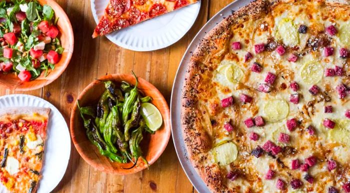 South Town Pie brings a taste of New York-style pizza to Seattle, offering a slice of the Big Apple in the Emerald City.