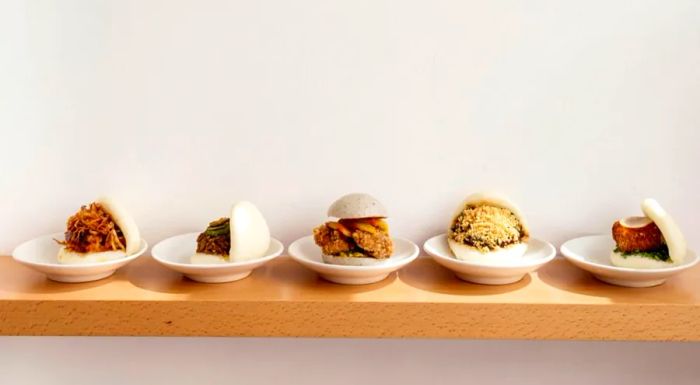 Alongside the traditional gua bao, Bao London also offers inventive, modern variations on the classic.