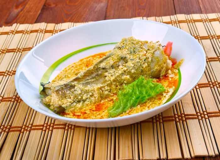 Mas riha is a beloved Maldivian fish curry, known for its distinct and flavorful taste.