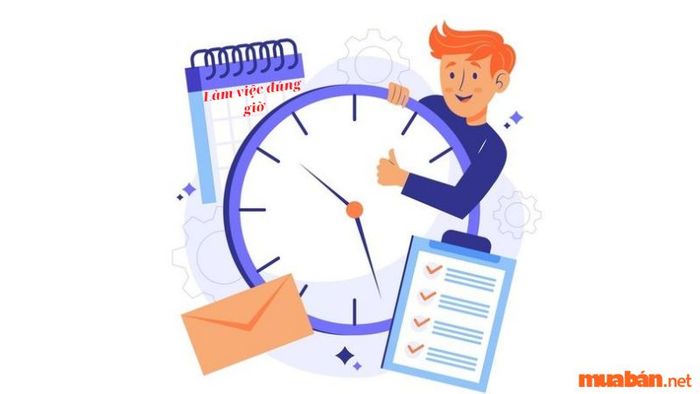 Người làm nghề PB cũng phải tuân thủ nguyên tắc về thời gian để công việc diễn ra suôn sẻ.