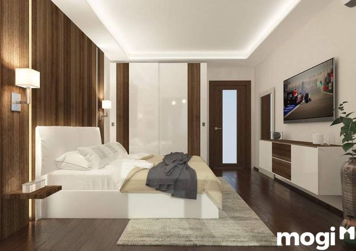 Phòng ngủ còn lại sẽ lấy màu trắng làm tông màu chủ đạo, tạo cảm giác rộng rãi và thanh thoát.