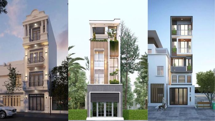 Mẫu nhà ống kiểu Pháp 4 tầng với thiết kế ấn tượng và sang trọng