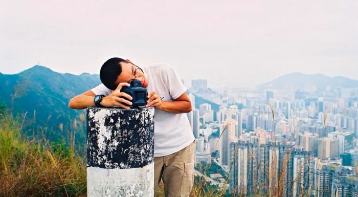 Wan prefers the tactile nature of film photography. During his 2003 expedition, he used a panoramic camera to capture the journey.