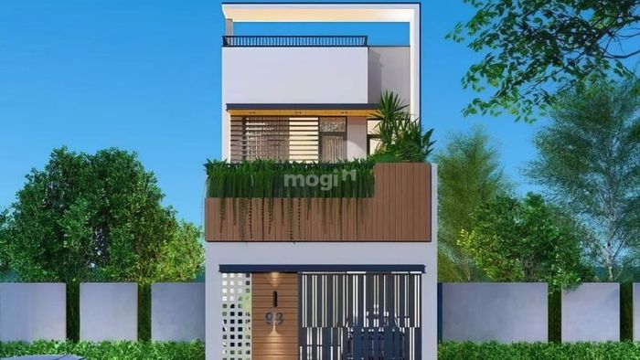 Nhà ống kiểu Pháp 2 tầng với thiết kế thanh thoát, mang lại không gian sống lý tưởng