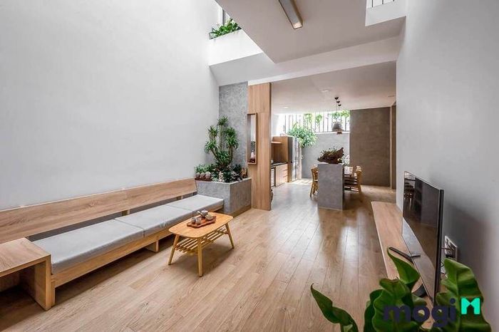 Nhà ống 1 tầng 3 phòng ngủ diện tích 100m2