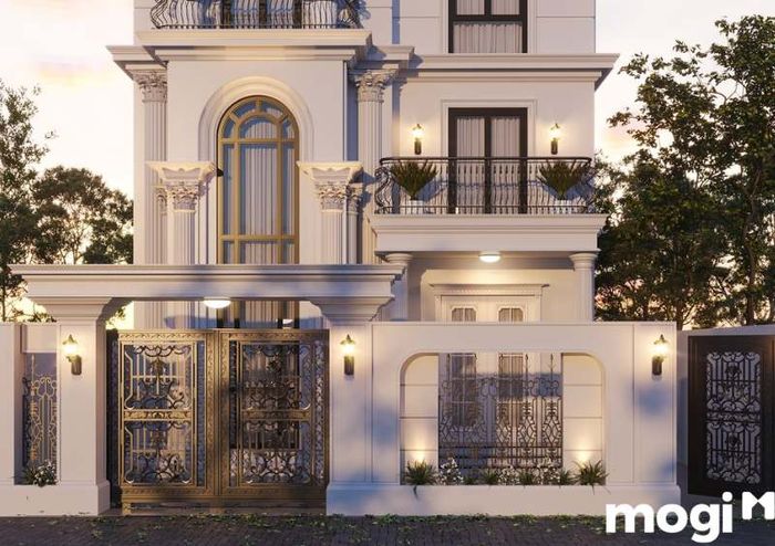 Xây dựng tường rào biệt thự hiện đại theo phong thủy để mang lại sự may mắn và sự ổn định cho ngôi nhà.