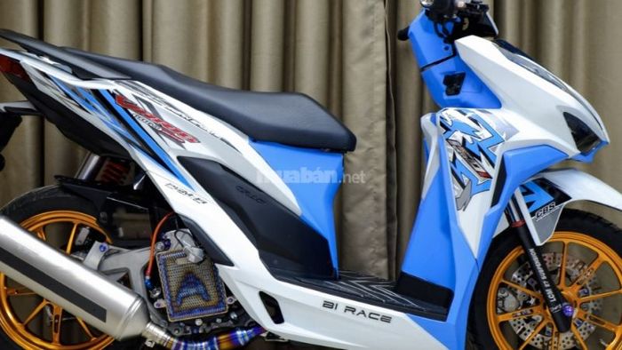 Xe Vario 125 độ dàn áo rồng xanh mạnh mẽ và cực ngầu
