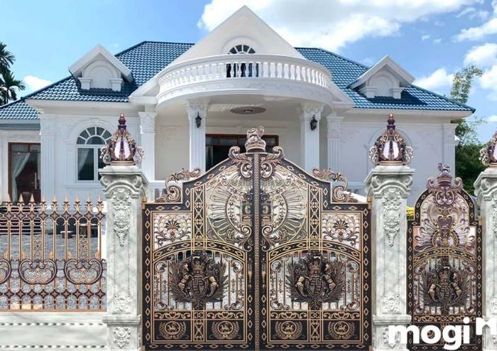 Mẫu tường rào biệt thự tân cổ điển