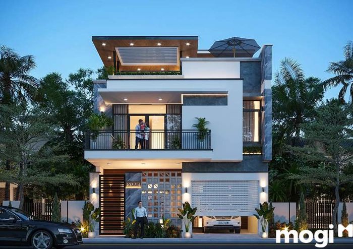 Việc xây dựng tường rào biệt thự hiện đại giúp nâng cao giá trị thẩm mỹ của ngôi nhà và làm nổi bật vẻ đẹp tổng thể.