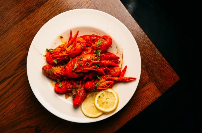 Crawfish served at Mukbang Seafood and Bar in New Orleans.